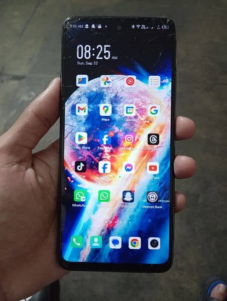 Infinix note 10 pro (8gb + 256gb) with original box, charger 1