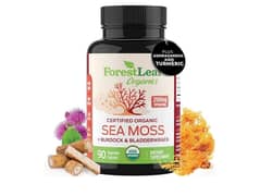 ForestLeaf Organic Irish Sea Moss - 2100mg with Bladderwrack 0