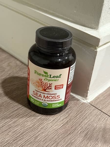 ForestLeaf Organic Irish Sea Moss - 2100mg with Bladderwrack 9