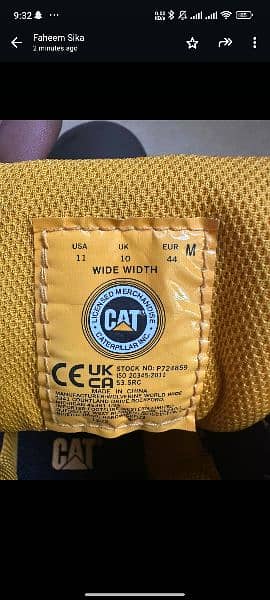 CAT Safety Shoes 12