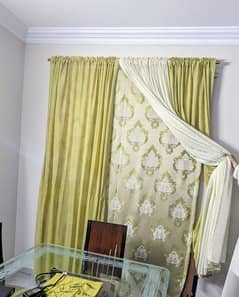 Double curtains full king size in good condition