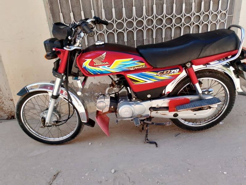 Honda CD 70 2021 lush bike  soundless engine with clear all documents. 5