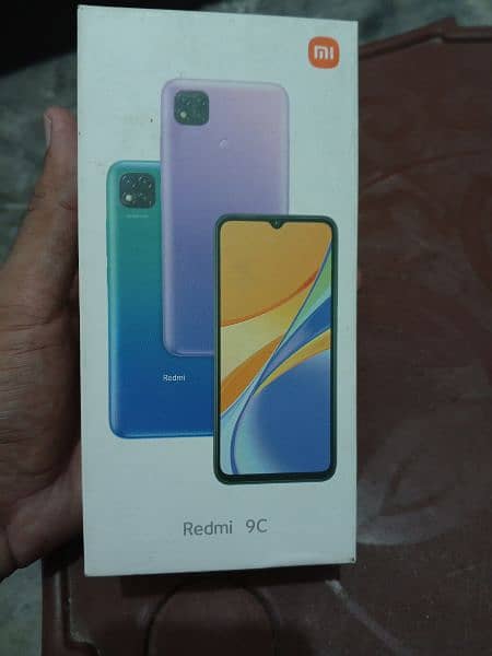 Redmi 9c 4gb 128gb with box charger 1