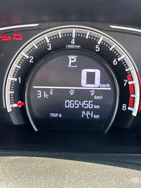 Honda Civic X 2018 Ug Red Meter 11