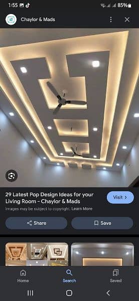 false ceiling, pop ceiling, Gypsum Panel Ceiling, pvc ceiling 6