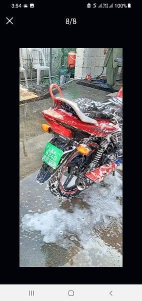 Honda CBF 125 2019 sirf 9000km genuine chala sheesha piece antique 1