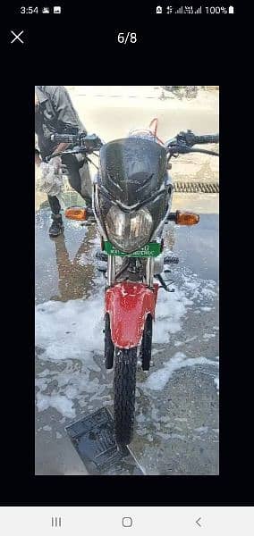 Honda CBF 125 2019 sirf 9000km genuine chala sheesha piece antique 2