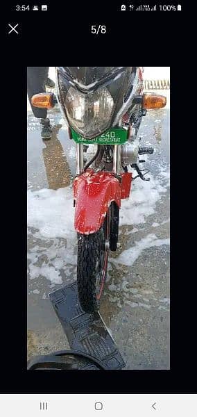 Honda CBF 125 2019 sirf 9000km genuine chala sheesha piece antique 3