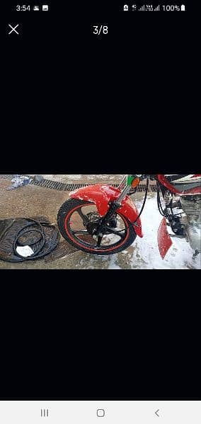 Honda CBF 125 2019 sirf 9000km genuine chala sheesha piece antique 6