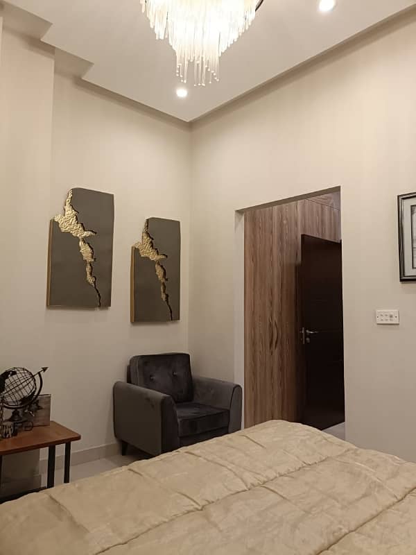 ONE BED LUXURY FURNISHED APPARTMENT AVAILABLE FOR RENT IN BAHRIA TOWN PHASE 7 RAWALPINDI 12