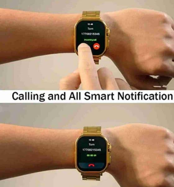 Golden Smartwatch Full HD 49 mm 2