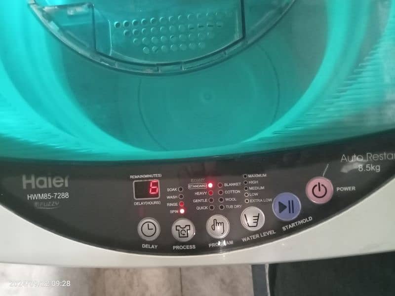 Haier Fully Automatic Washing Machine 8.5 kg 3