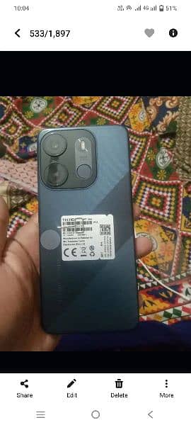 tecno new mobile open box 4. . 6.4. 4month use hua hy urgent money 0