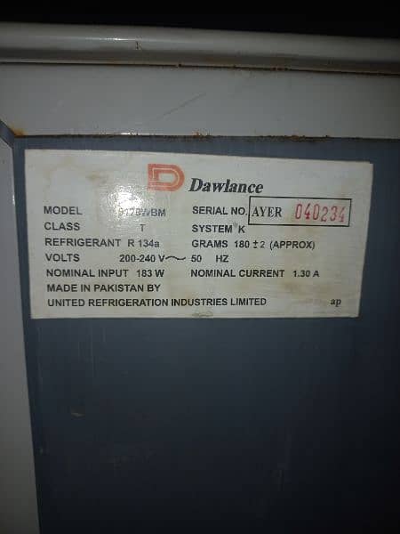 Dawlance 13 cft for sale 5