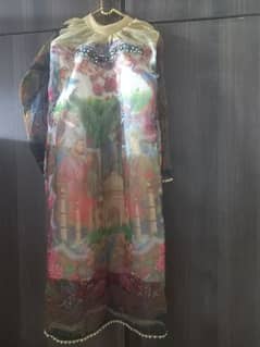 Silk maxi n Organza Dress