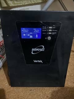 Homage UPS  1800W - HVS 2414SCC - Solar Supported ( With 2 Batteries ) 0