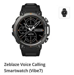 ZEBLAZE VOICE CALLING SMART WATCH