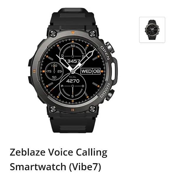 ZEBLAZE VOICE CALLING SMART WATCH 0