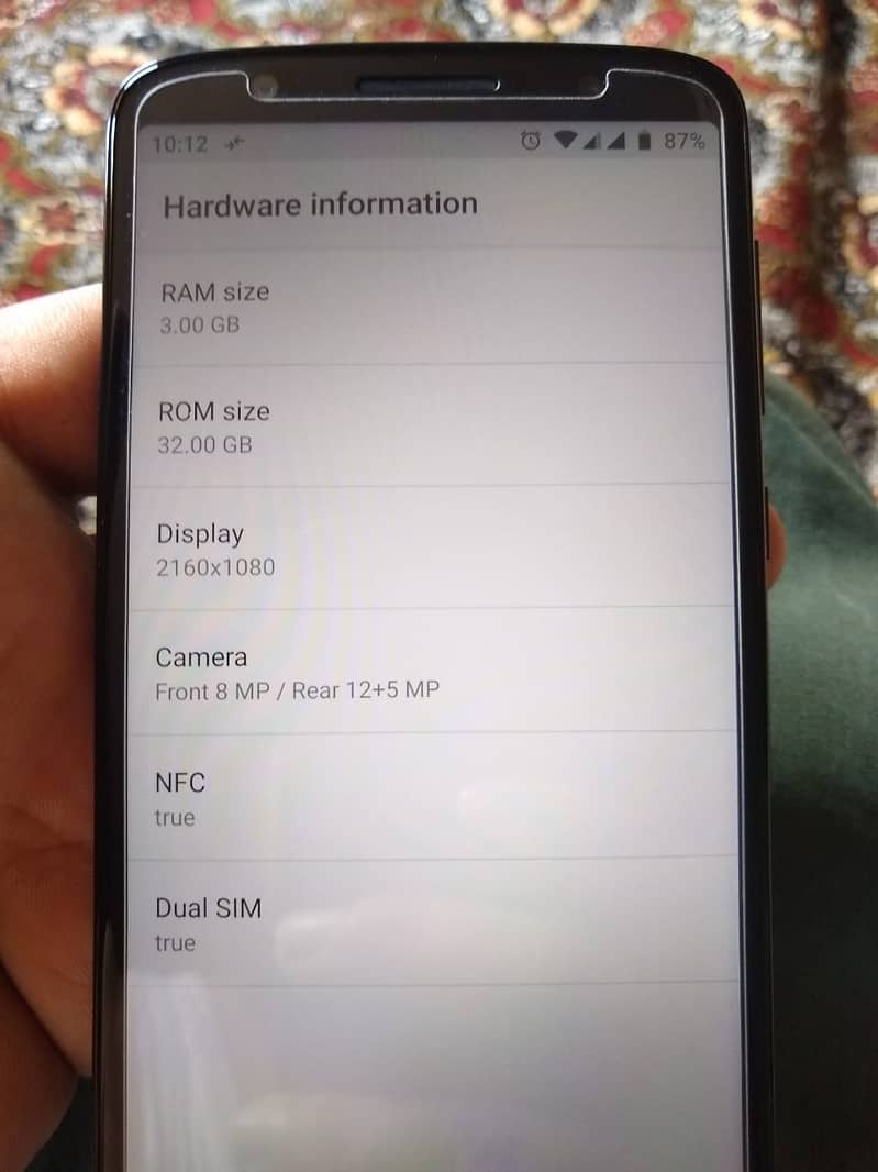 Moto g6 dual SIM approved 6
