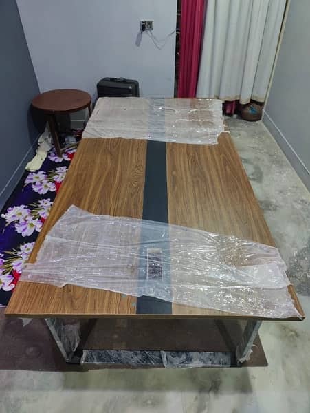 SLightly  used conference table 4