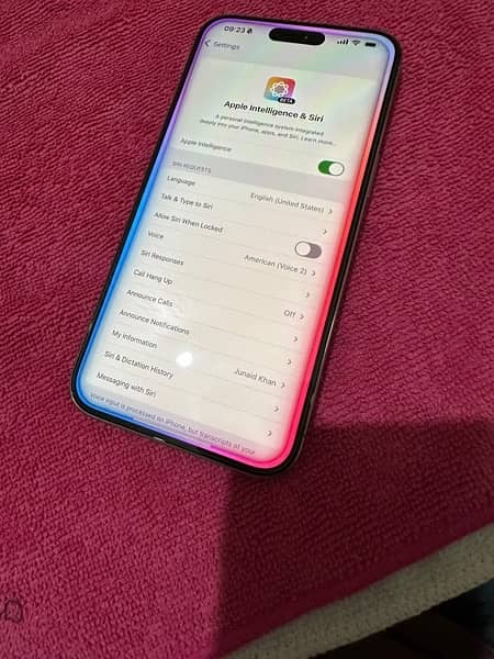 iPhone 15 Pro Max 256GB NaturalTitanium PTA approved 2