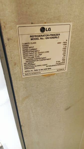 LG imported refrigerator good condition 4