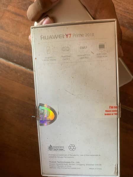 Huawei  y7 prime no open no repire all ok set 6