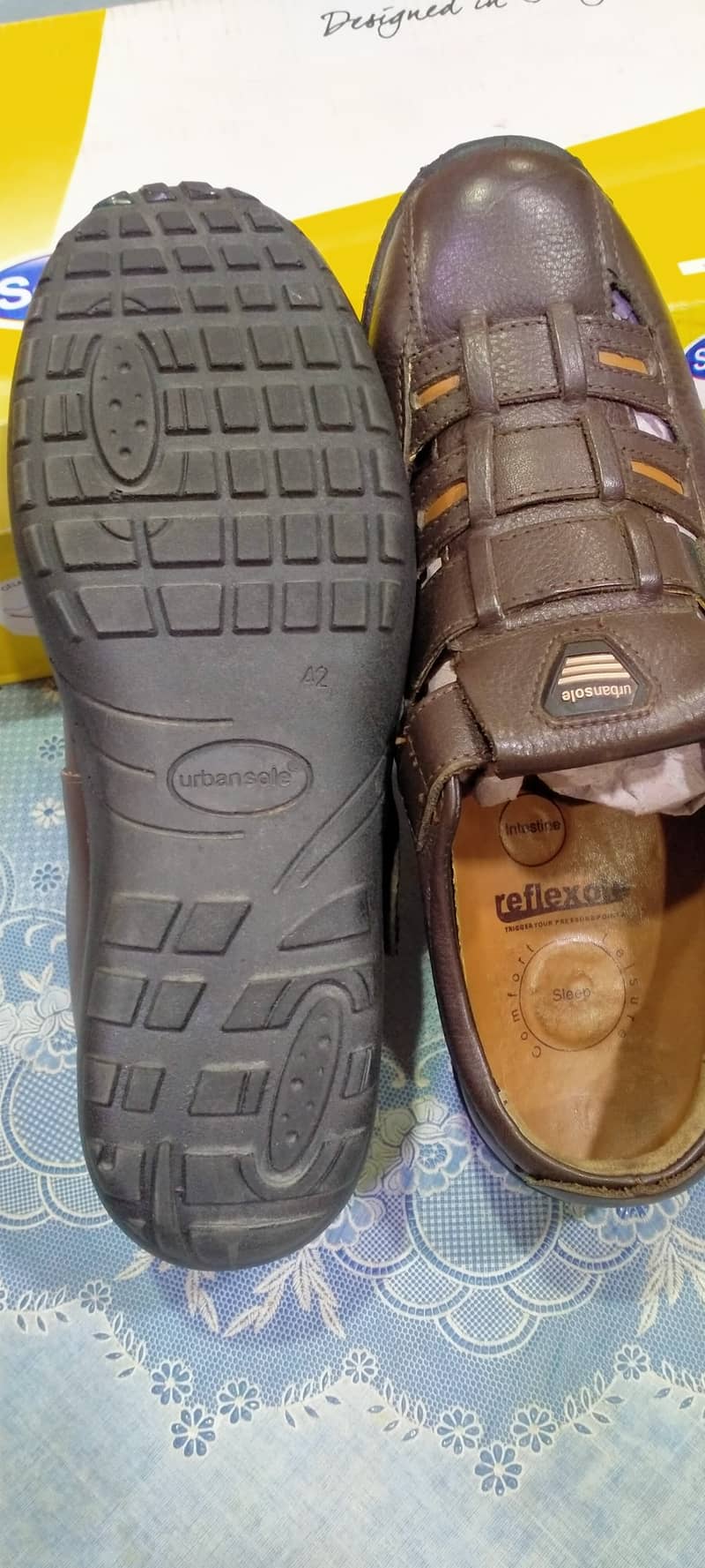 Urbansole Leather Sandals Size 8/42 2