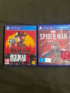 Rdr 2 & Spiderman Ps4