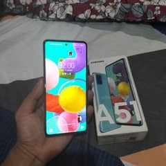 Asalam o Alikum, I am selling my Samsung Galaxy A51 with a box and