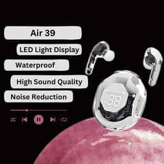 Air39 Earbuds Touch Control with Bluetooth 5.3 Waterproof LED Display