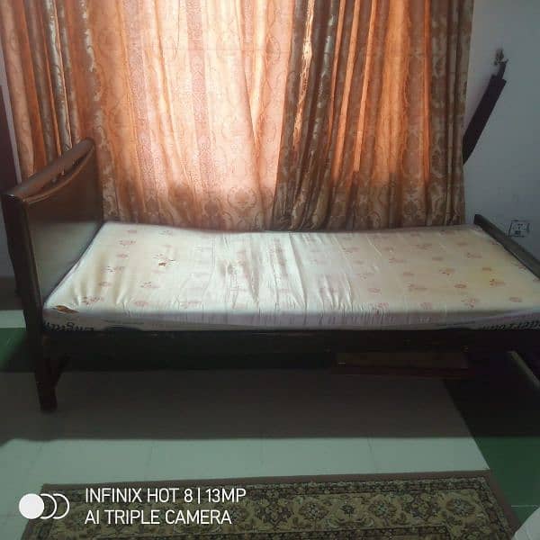 Sofa cum bed, Coffee table, single bed 9