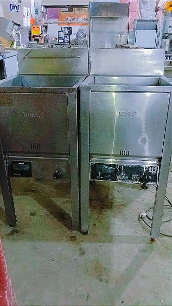 Rinnai fryer hot plate dough machine 2