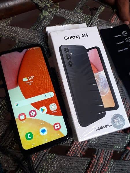 Samsung A14 total genuine condition 10by10 8manth warranty 6gb 128gb 4