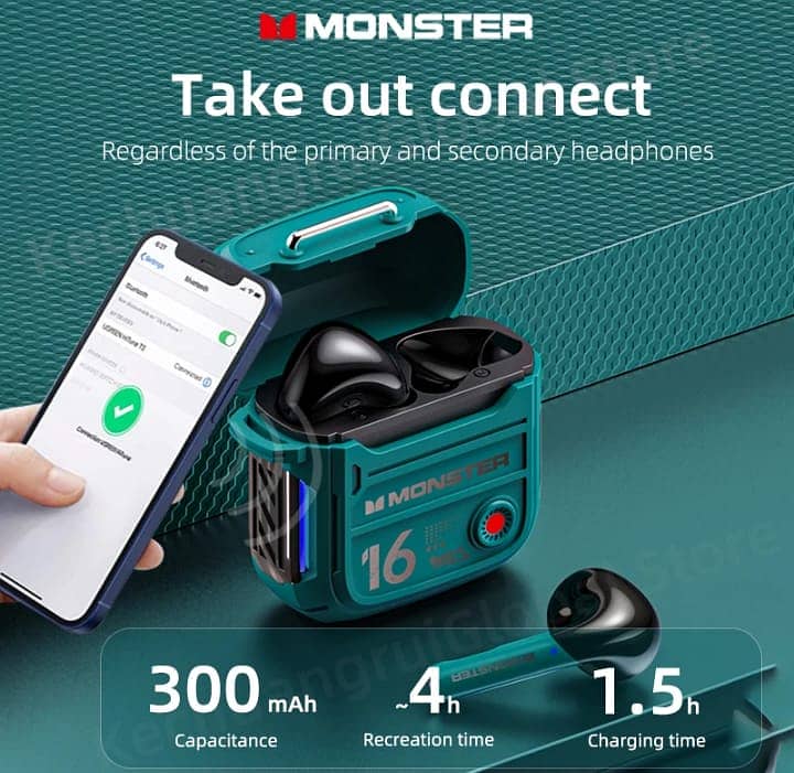 Bluetooth Wireless Earphones 5.3 Headset wireless Noise Reduction 1