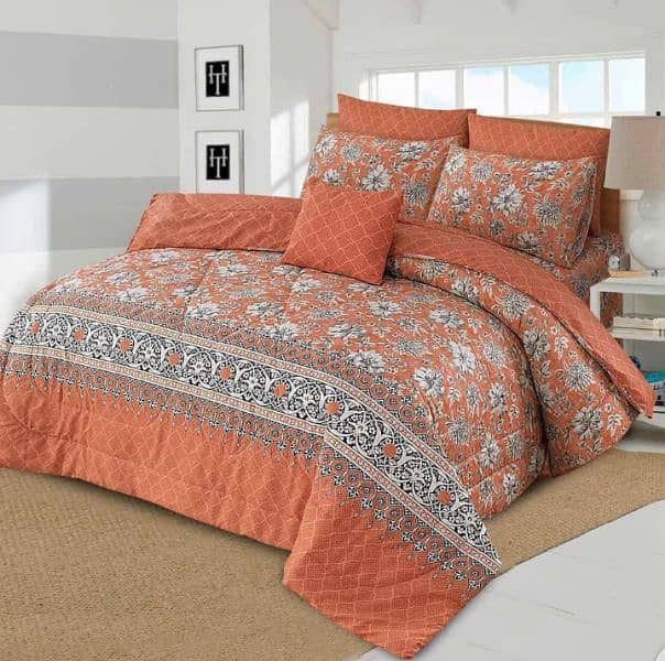 7 PCs cotton bedsheets 1