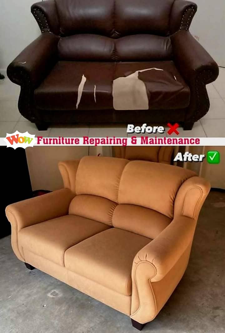 Sofa Maker - Sofa repairing -  Furniture polish - L shape sofa set 1