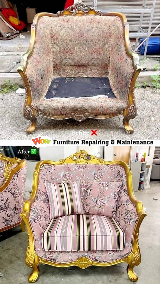 Sofa Maker - Sofa repairing -  Furniture polish - L shape sofa set 9