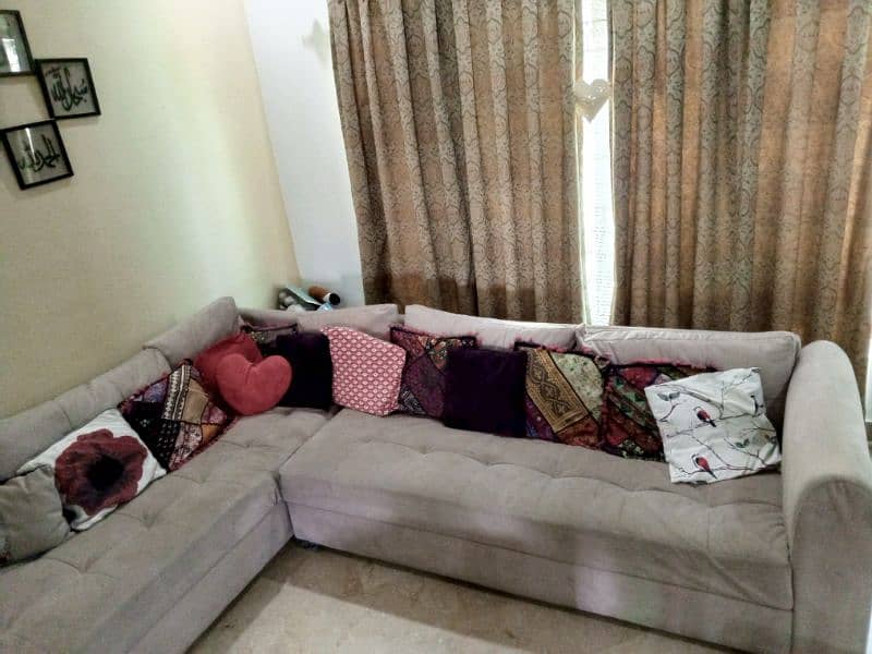 L Shaped 7 seater Sofa 2