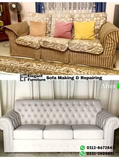 Sofa Maker - Sofa repairing - Furniture polish - L shape sofa set 0