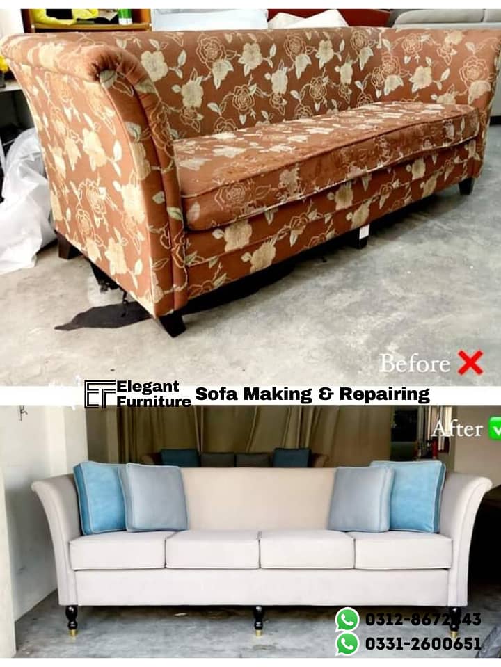 Sofa Maker - Sofa repairing - Furniture polish - L shape sofa set 3