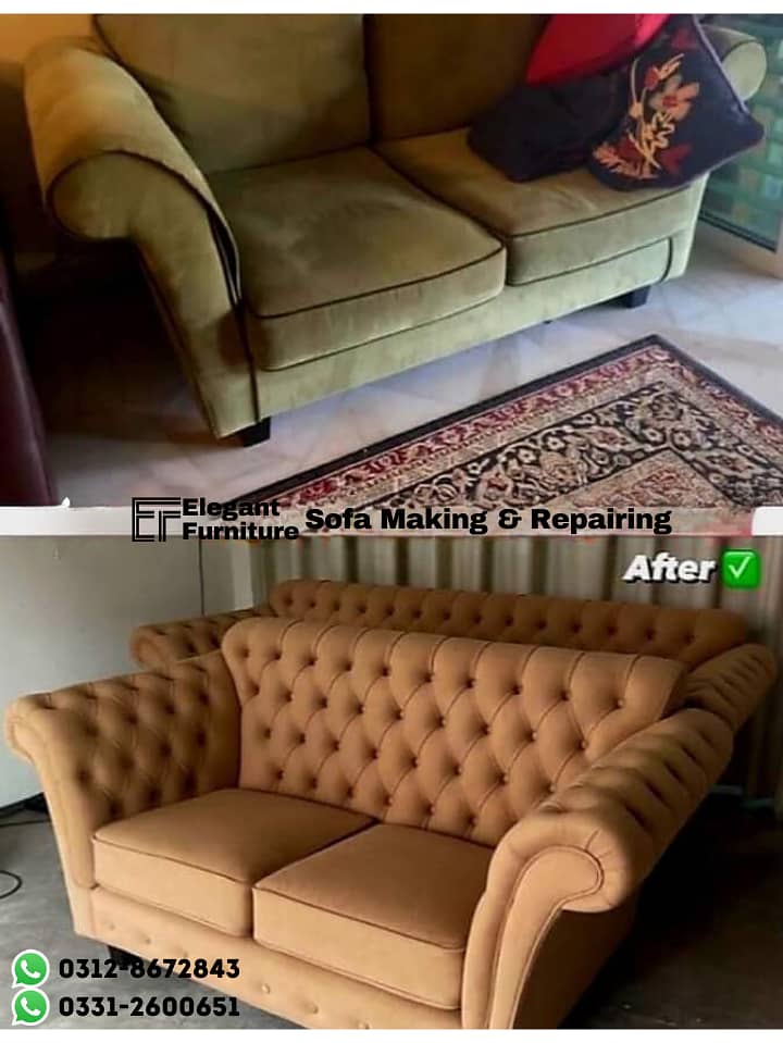 Sofa Maker - Sofa repairing - Furniture polish - L shape sofa set 9