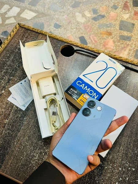 Tecno Camon 20 Complete Box 7