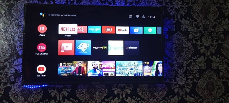 TCL led 40" android model 40s6500 condition 10/10 2