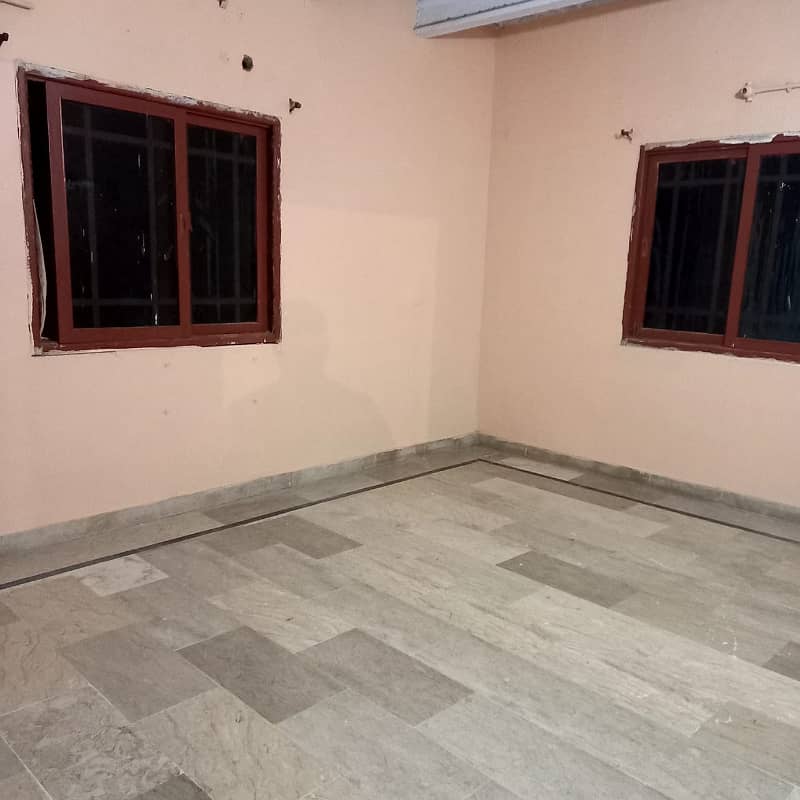 silent commercial three bed dd portion for rent in johar 4