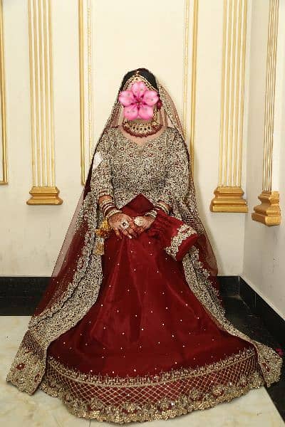 Bridal lehnga / Wedding dress / Barat dress / bridal lehnga for sale 1