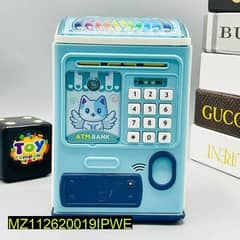 Kids money saving mini bank