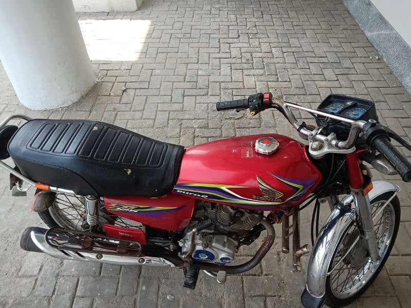 Honda 125 Lashing conditions 3