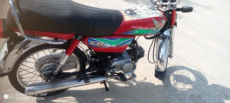 Honda cd 70 2018 model Lahore number 1