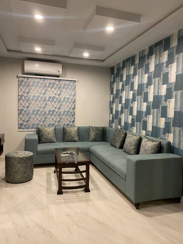 1 Bedroom VIP full furnishe flat for rent per day available in Bahia Town Lahore 5